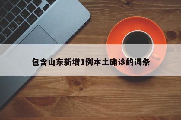 包含山东新增1例本土确诊的词条