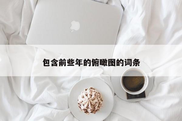 包含前些年的俯瞰图的词条