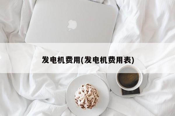 发电机费用(发电机费用表)