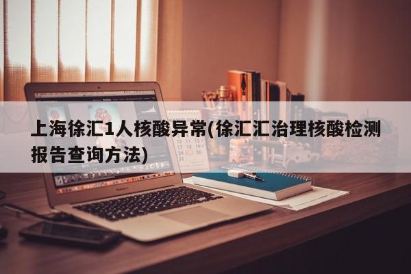 上海徐汇1人核酸异常(徐汇汇治理核酸检测报告查询方法)